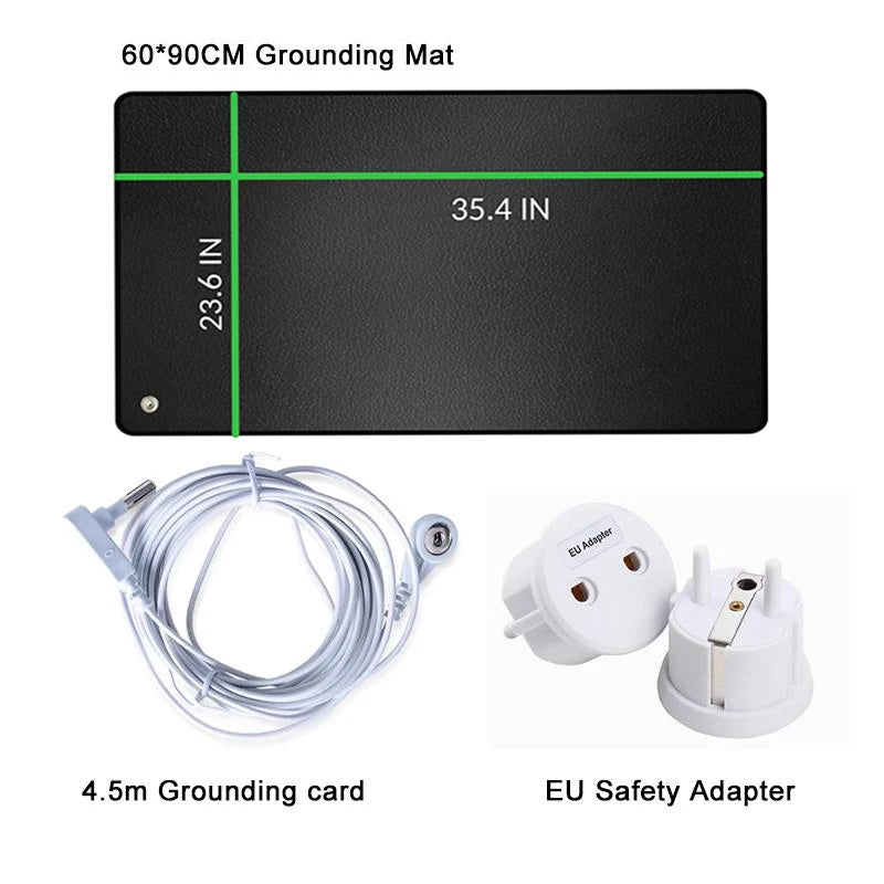 Grounding Mat 90×60 cm — Earthing Pad with Cable