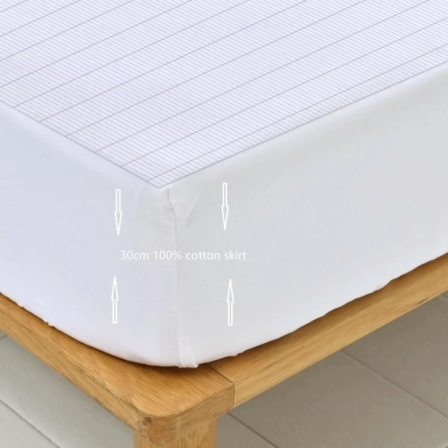 Organic Earthing Fitted Sheet – Silver Fiber Grounding