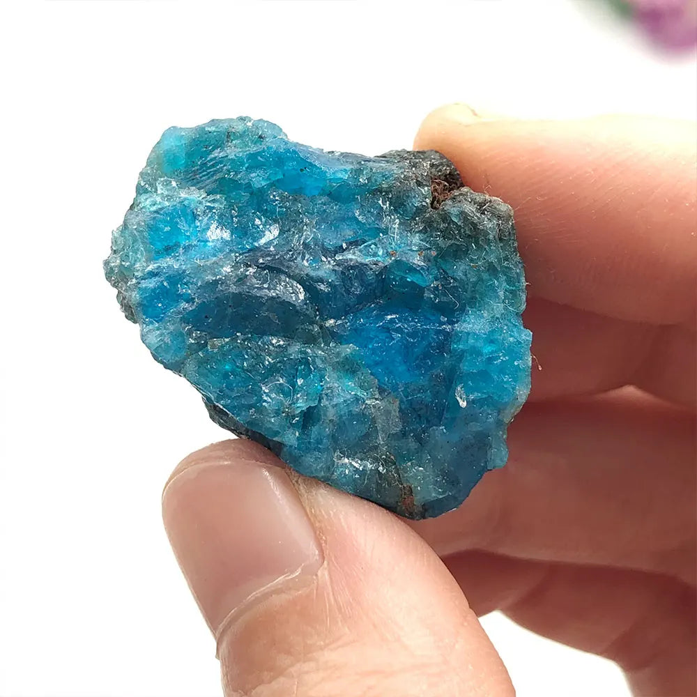 Raw Blue Apatite Crystal – Inspire Calm Energy in Your Home
