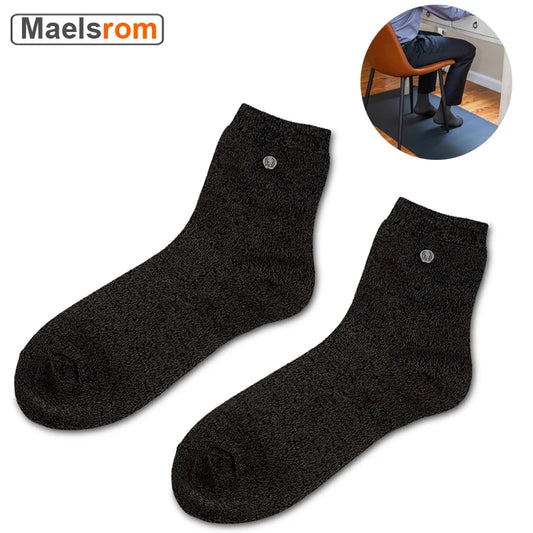 Conductive Therapy Socks — Electrode Foot Sleeves (TENS/EMS Ready)