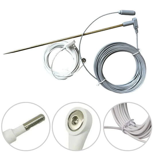 Copper Grounding Rod Kit — 30 cm (12") with 2 Cords