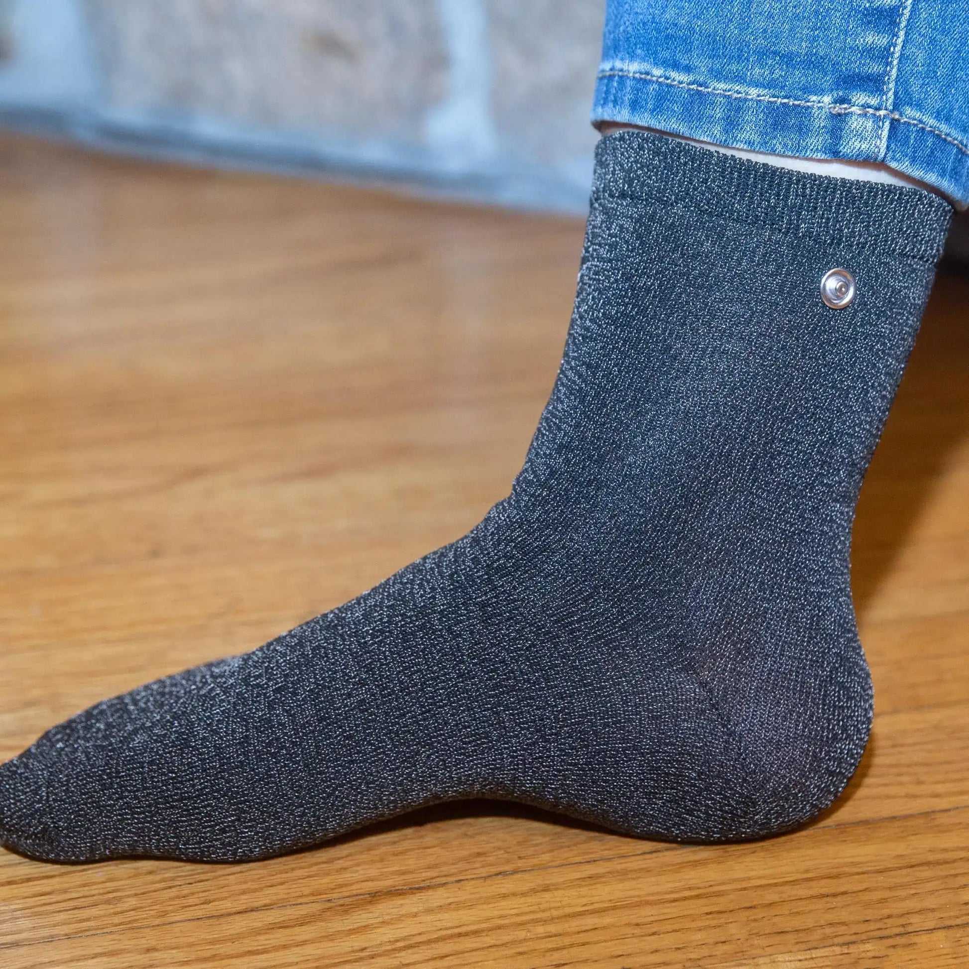 Conductive Therapy Socks — Electrode Foot Sleeves (TENS/EMS Ready)