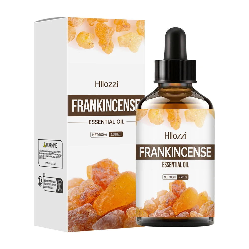 30ml/60ml/100ml plant extract frankincense body care essential oil lasting light fragrance suitable for face, hair, skin, body
