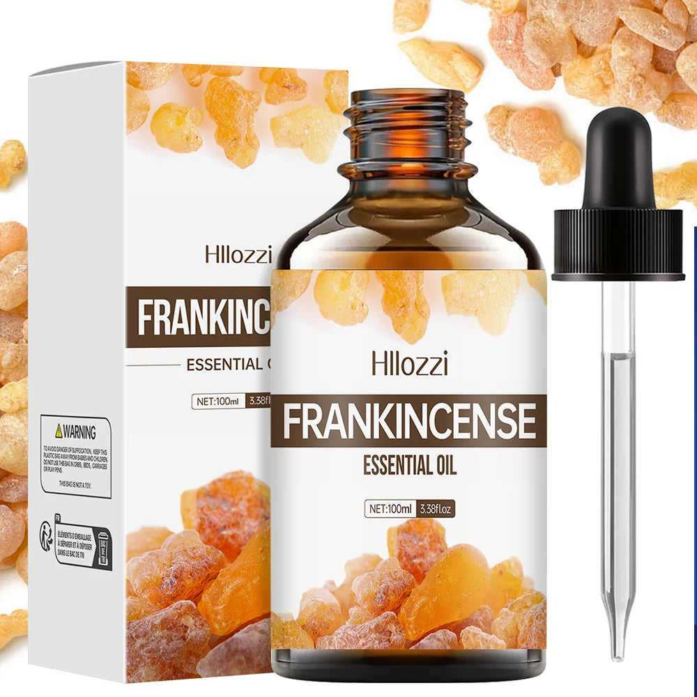 30ml/60ml/100ml plant extract frankincense body care essential oil lasting light fragrance suitable for face, hair, skin, body