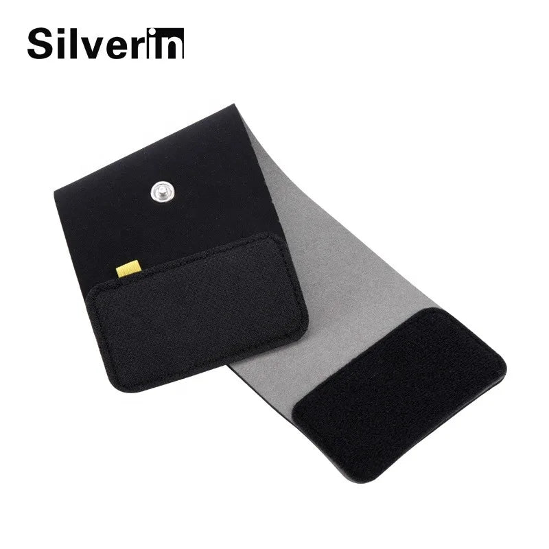 Silver-Fiber Grounding Wrist Band — Conductive Therapy Strap