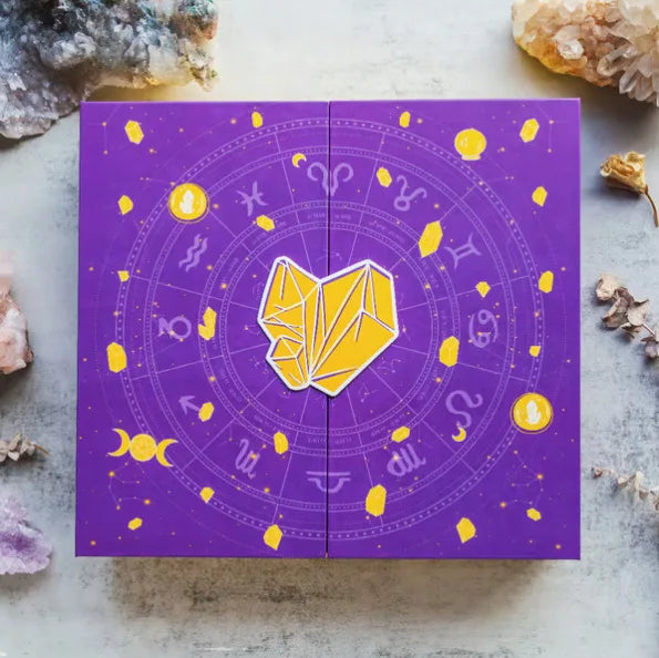 Halloween Crystal Surprise Calendar — 24-Day Reiki Stone Gift Set