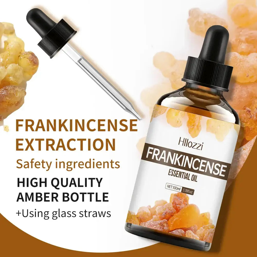 30ml/60ml/100ml plant extract frankincense body care essential oil lasting light fragrance suitable for face, hair, skin, body