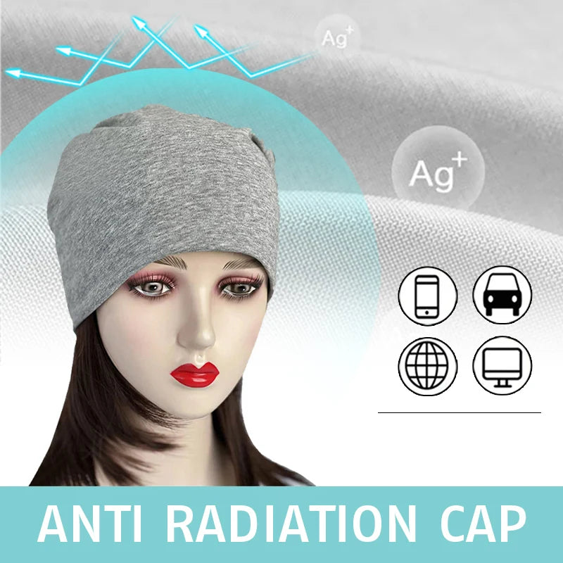 Silver Fiber RF/EMF Shielding Beanie — Unisex
