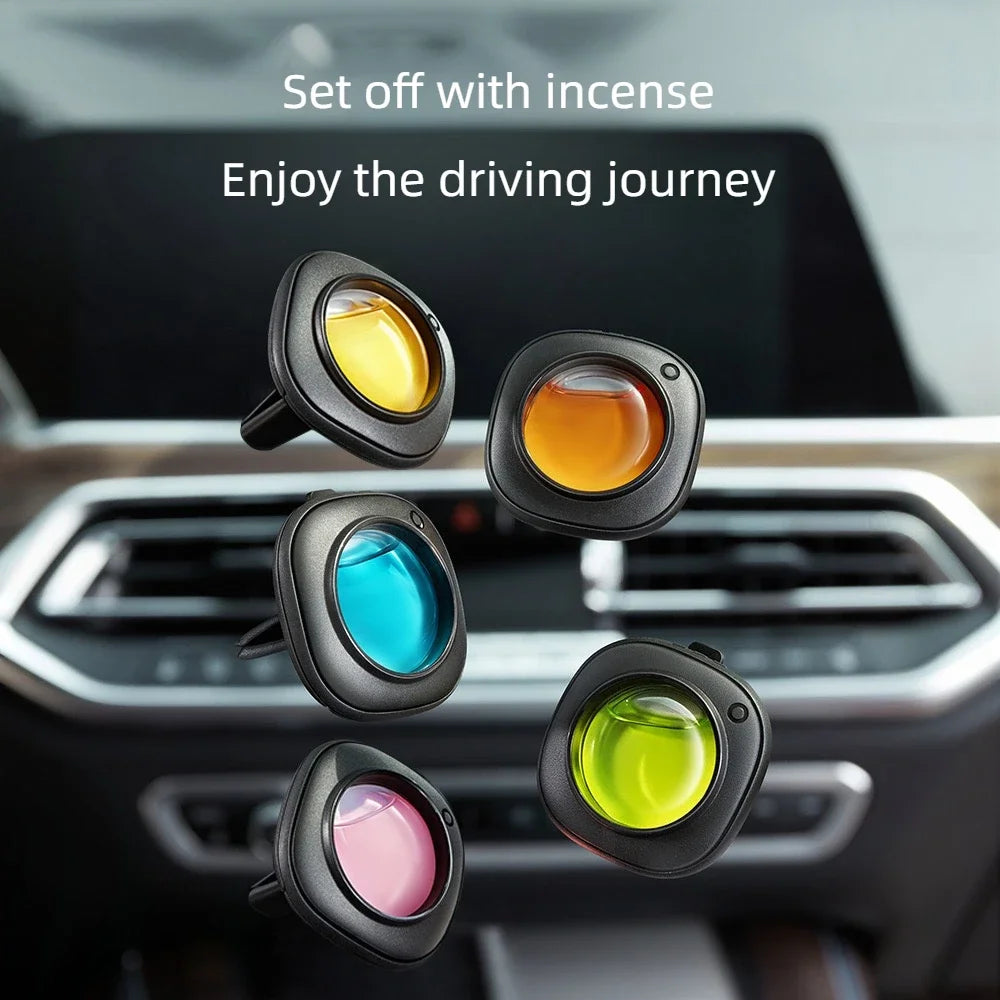 Car Vent Aromatherapy Clip — Refillable Essential Oil Diffuser