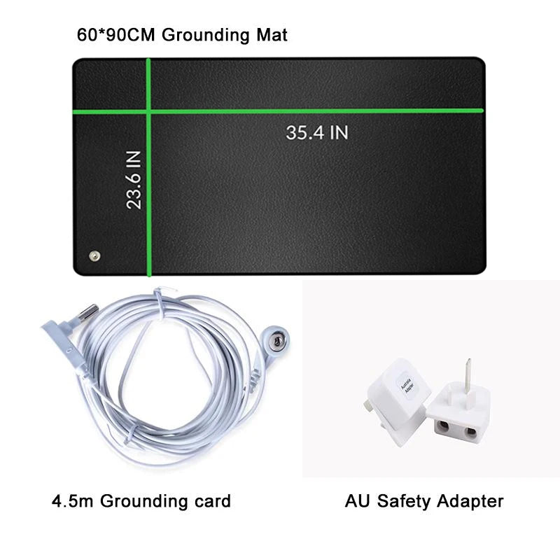 Grounding Mat 90×60 cm — Earthing Pad with Cable