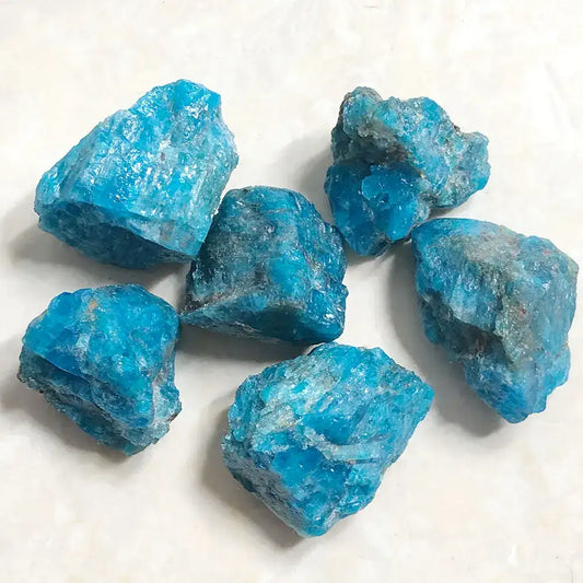 Raw Blue Apatite Crystal – Inspire Calm Energy in Your Home