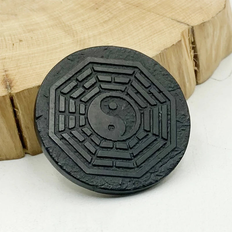 Shungite Anti-Radiation Phone Stickers – EMF Protection Plates from Russia