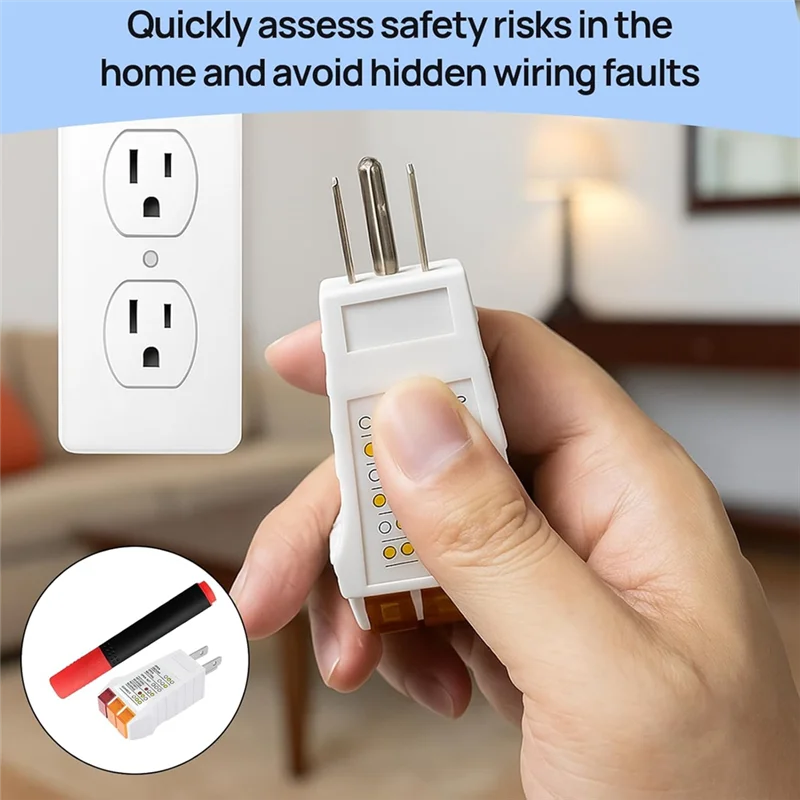 Grounding Tester Kit — Outlet Checker + Conductivity Pen