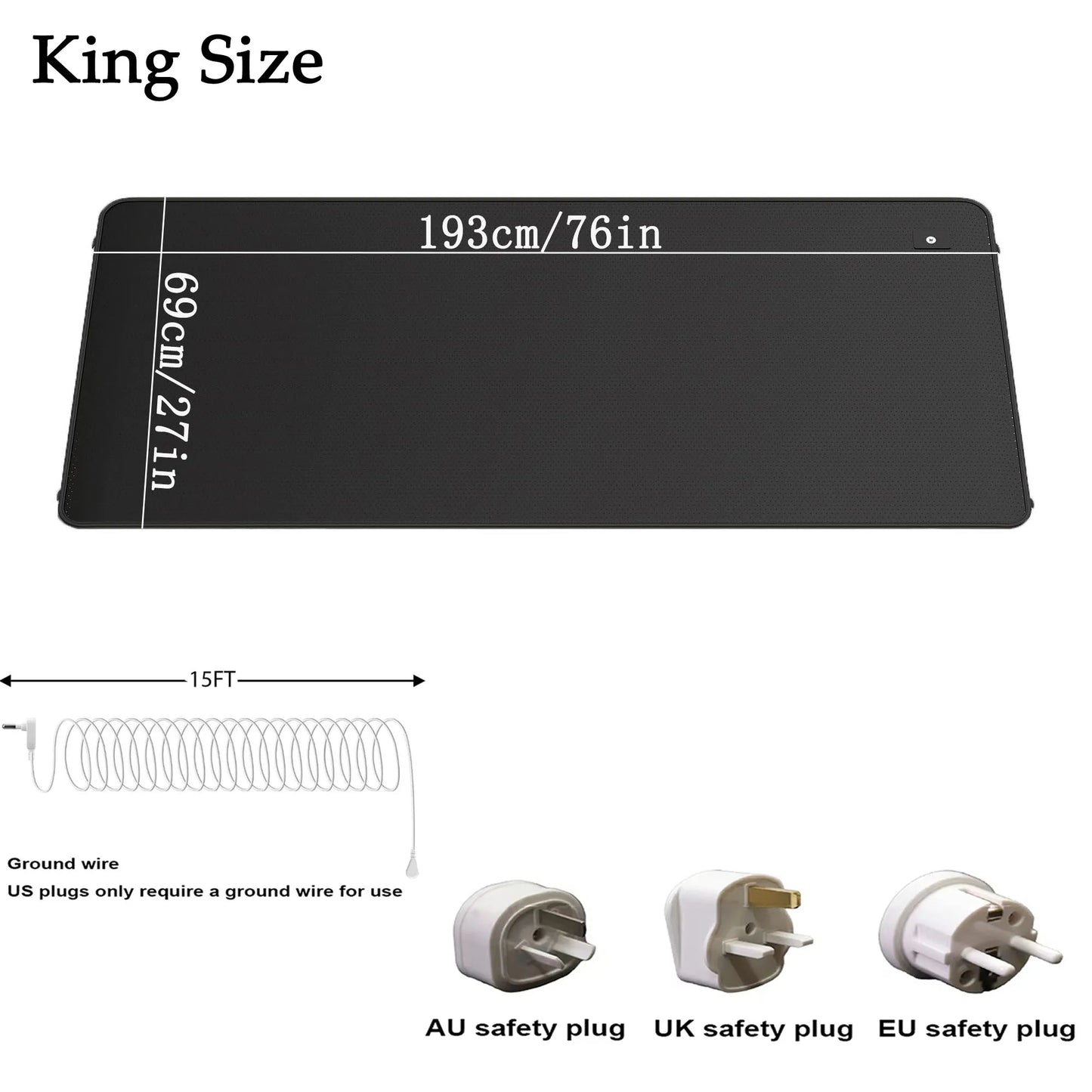 Earthing Bed Mat — Indoor/Outdoor