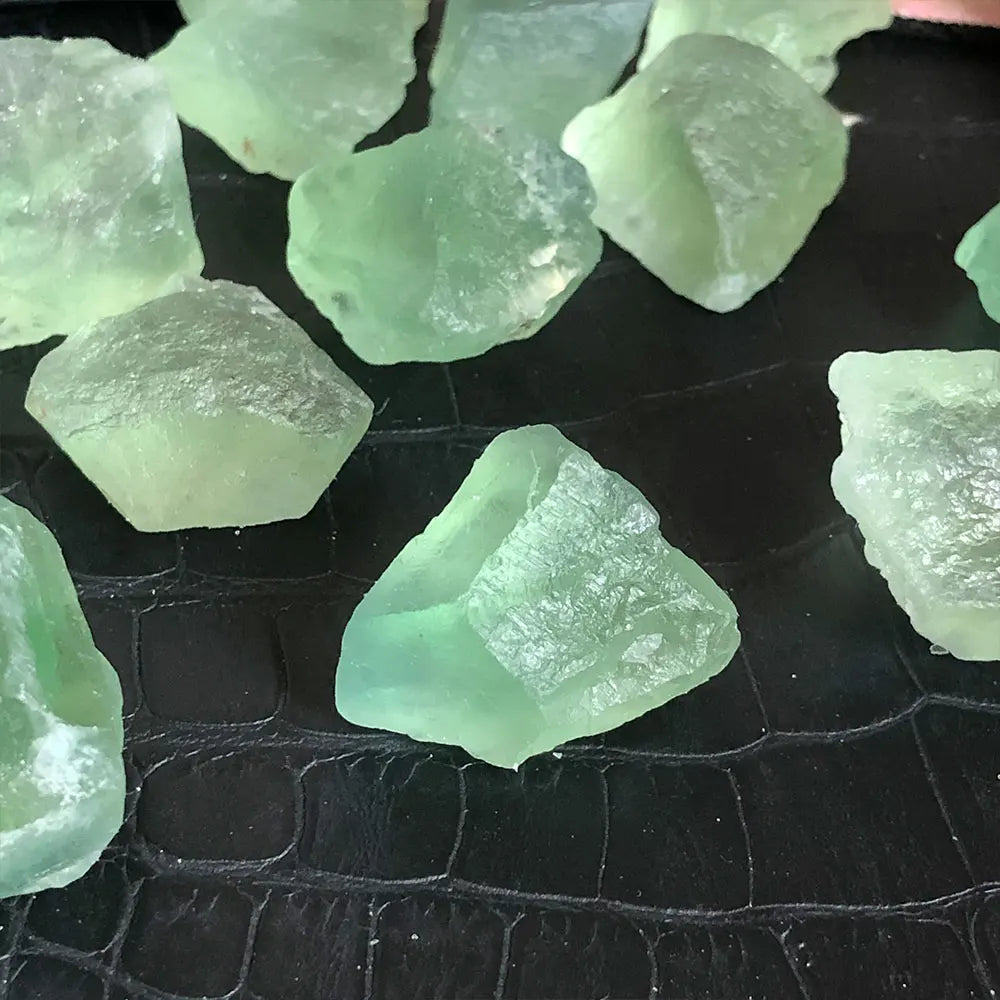 Raw Green Fluorite – Clarity, Focus & Positive Energy