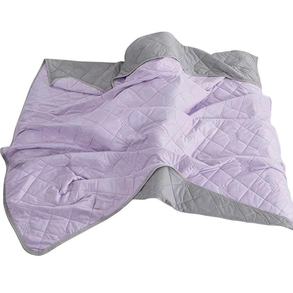Breathable Cooling Blanket — Lightweight, Washable Summer Comforter