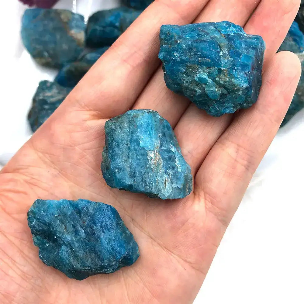 Raw Blue Apatite Crystal – Inspire Calm Energy in Your Home