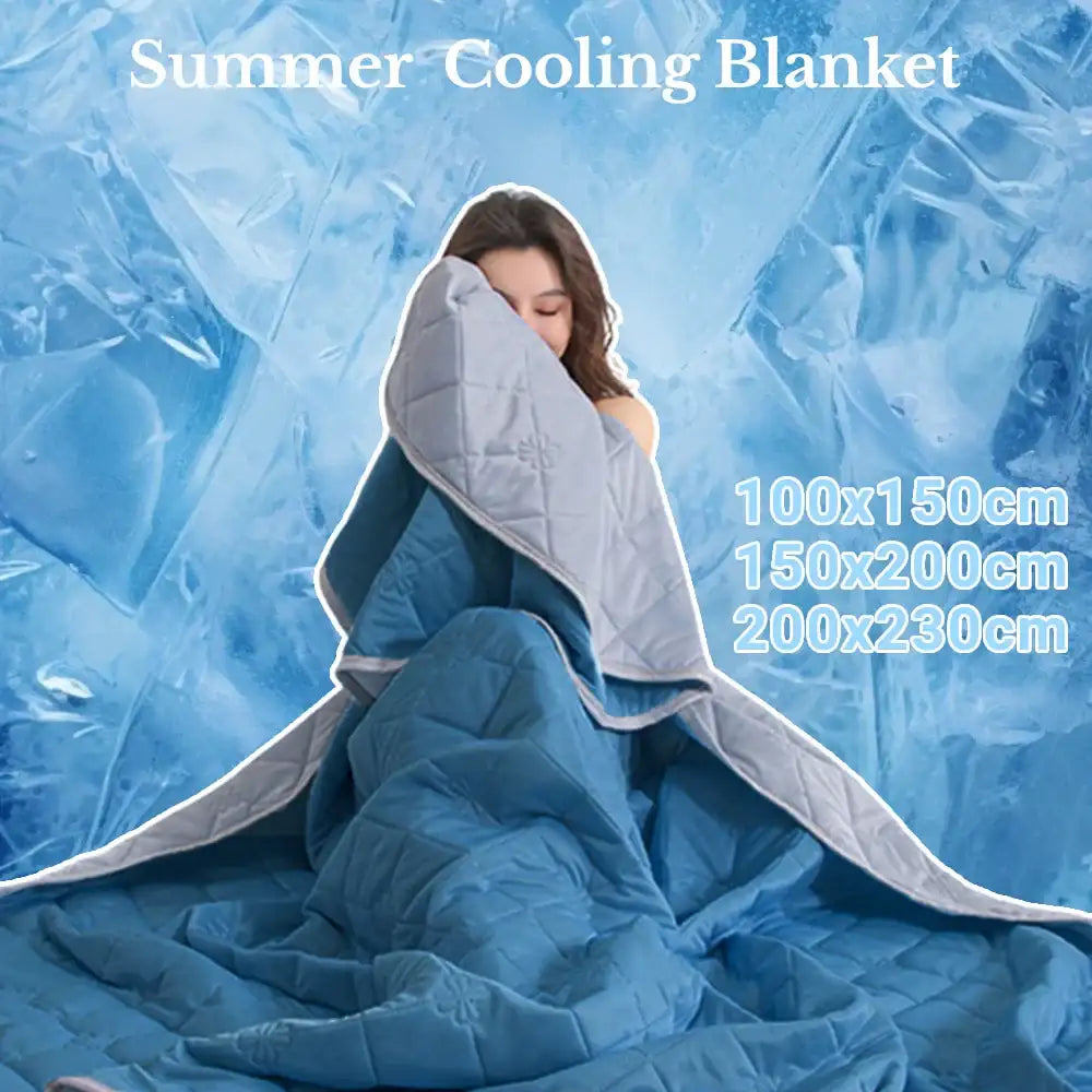 Breathable Cooling Blanket — Lightweight, Washable Summer Comforter
