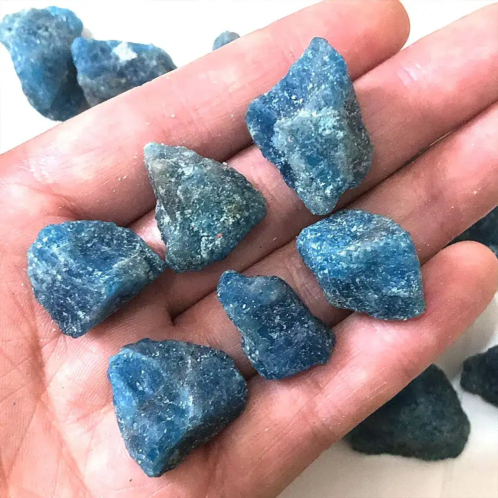 Raw Blue Apatite Crystal – Natural Healing Stone for Reiki & Meditation