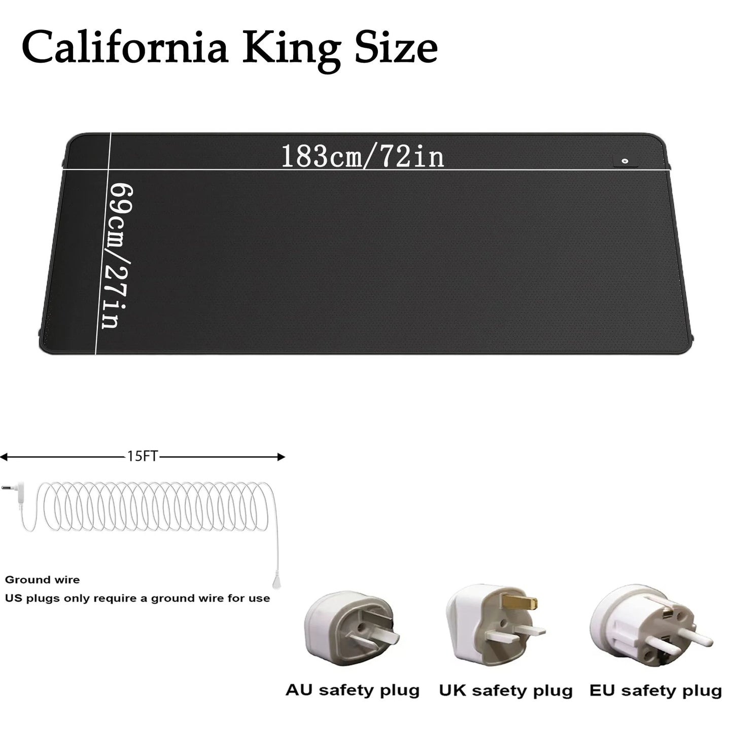 Earthing Bed Mat — Indoor/Outdoor