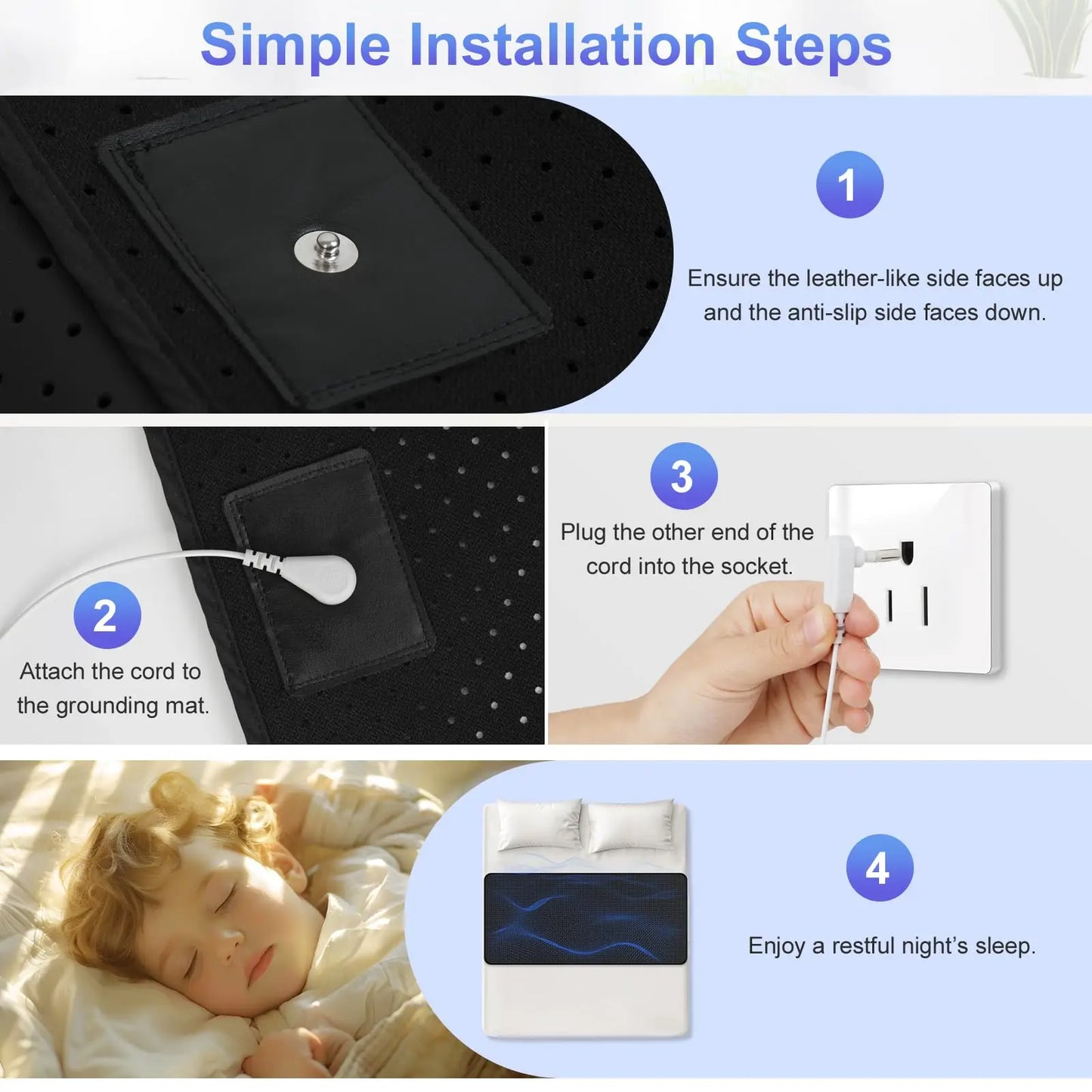 Earthing Bed Mat — Indoor/Outdoor