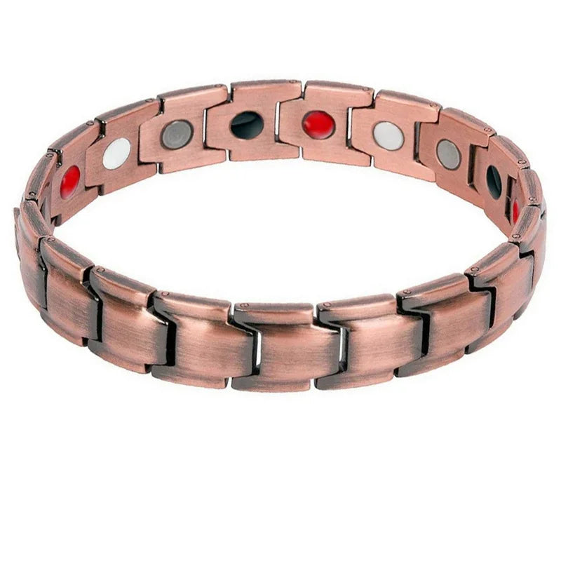 Pure Copper Magnetic Bracelet – Energy Healing Chain Link for Men & Women