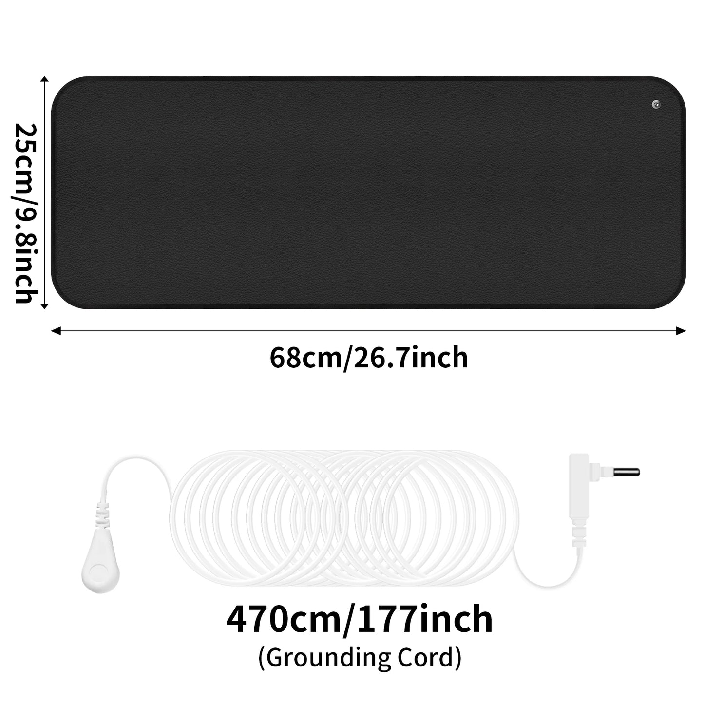 Grounding Mat — Conductive Earthing Rug for Sleep & Balance