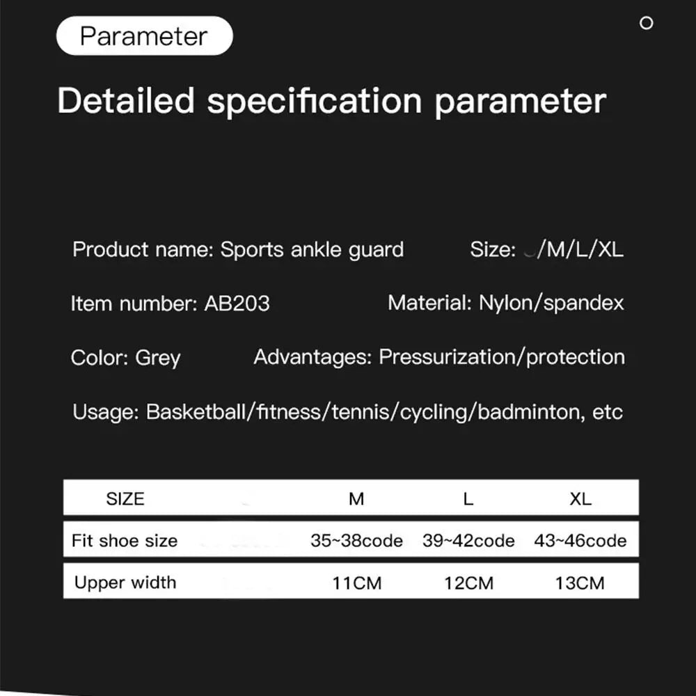 Ankle Compression Sleeve — Knitted Sports Support