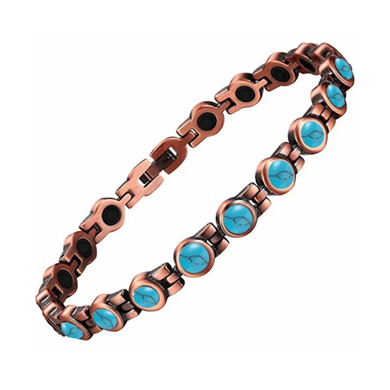 Pure Copper Magnetic Bracelet – Energy Healing Chain Link for Men & Women