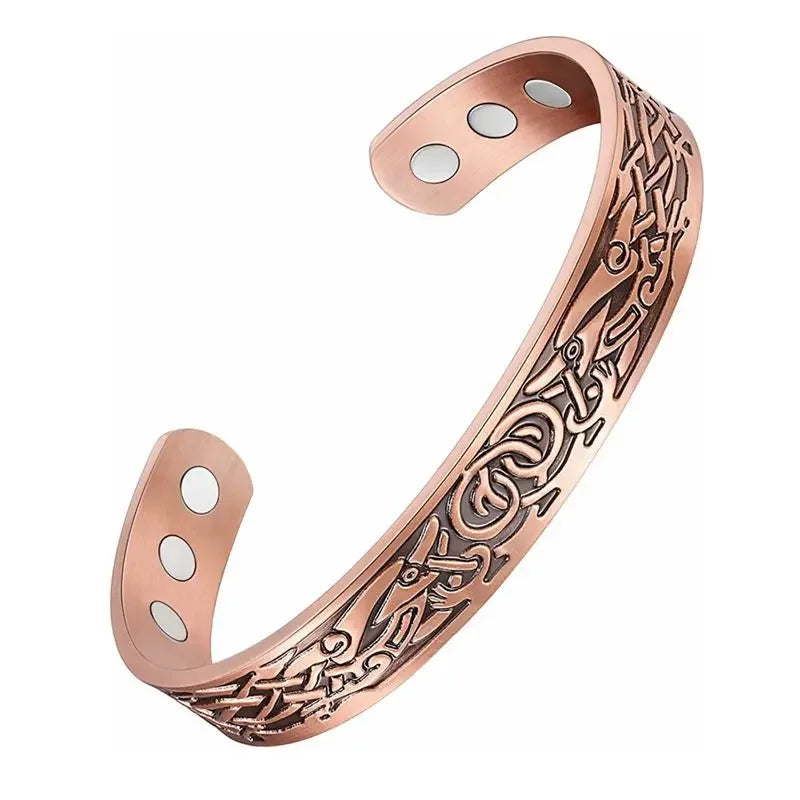 Pure Copper Magnetic Bracelet – Energy Healing Chain Link for Men & Women