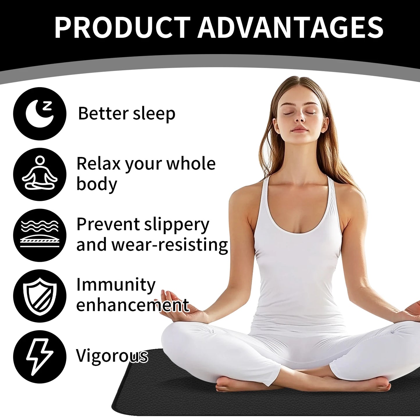 Grounding Mat — Conductive Earthing Rug for Sleep & Balance