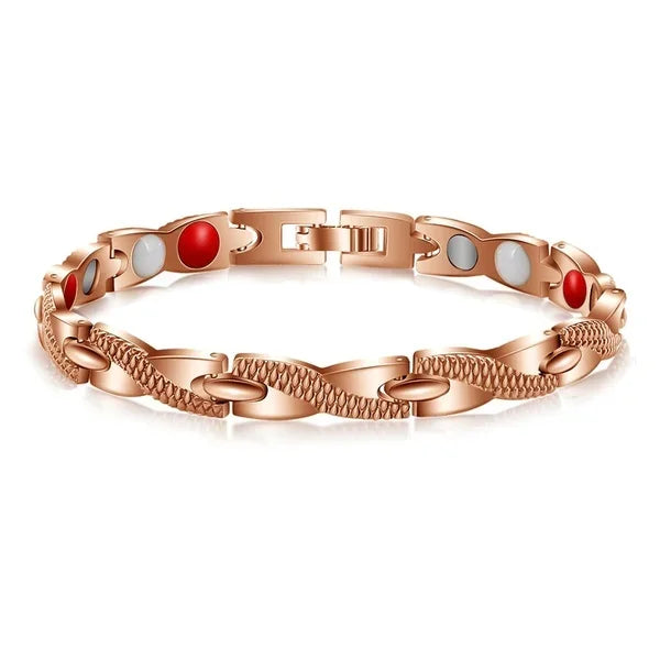 Pure Copper Magnetic Bracelet – Energy Healing Chain Link for Men & Women