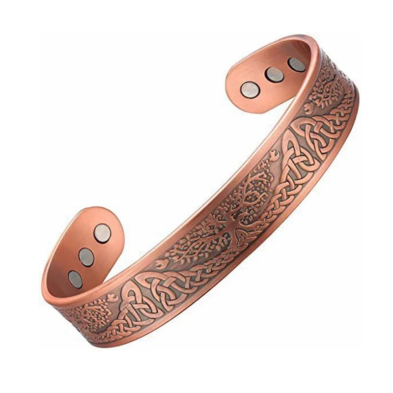 Pure Copper Magnetic Bracelet – Energy Healing Chain Link for Men & Women