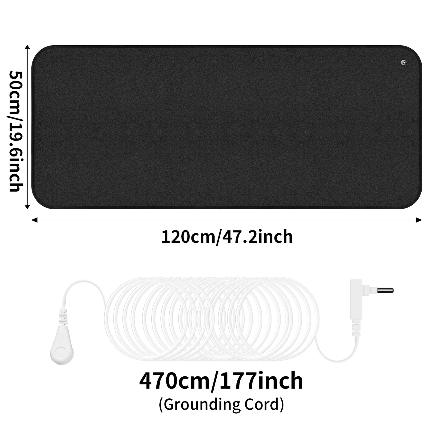 Grounding Mat — Conductive Earthing Rug for Sleep & Balance