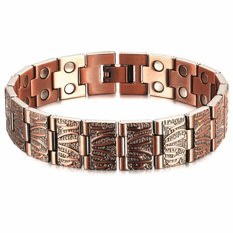cooper bracelet on a white background