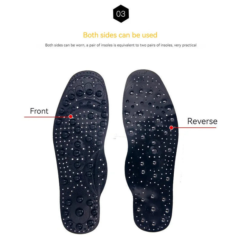 Magnetic Comfort Insoles — Walk-On Massage Inserts