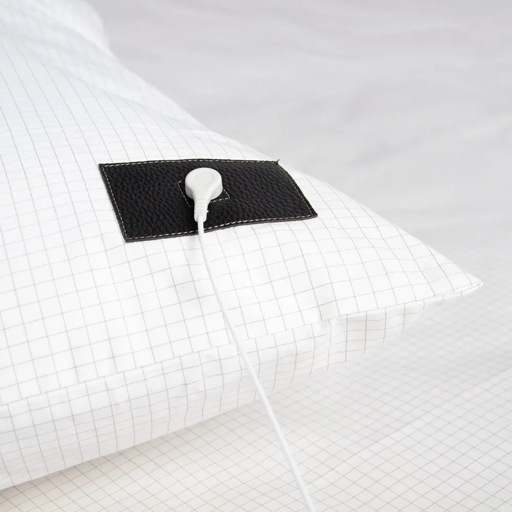 Grounding Pillowcase — Cotton with Silver Fiber + Cord (1pc)