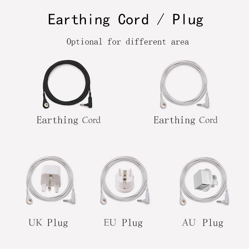 Earthing Plug/Socket/Rod / Bracelet with Wire for Grounding Sheet/Pillowcase/Mat