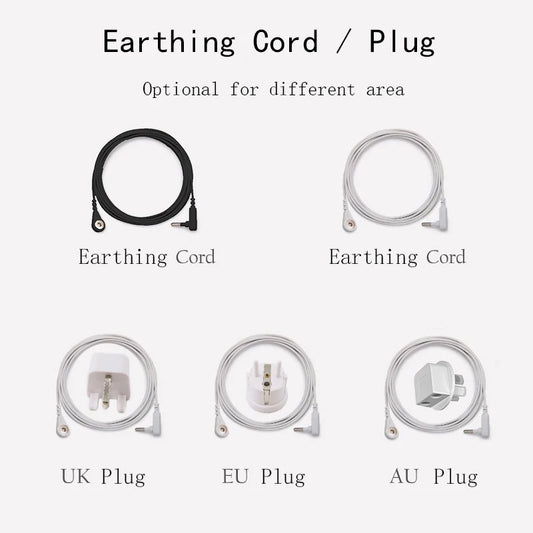 Earthing Plug/Socket/Rod / Bracelet with Wire for Grounding Sheet/Pillowcase/Mat