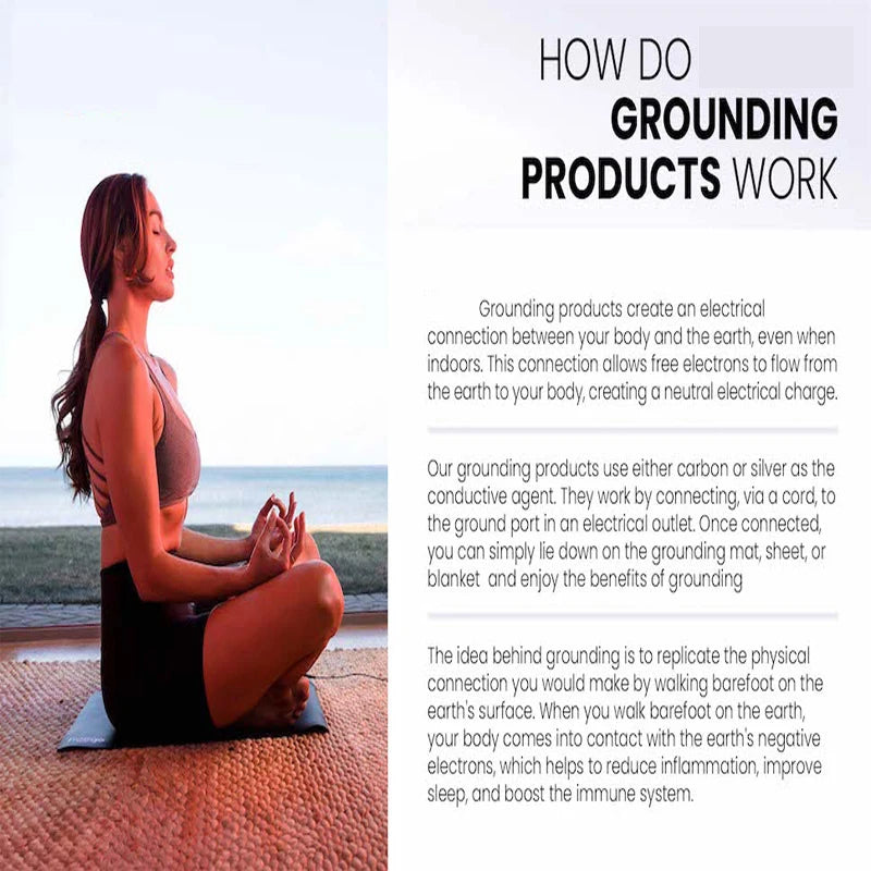 Grounding Mat — Conductive Earthing Rug for Sleep & Balance
