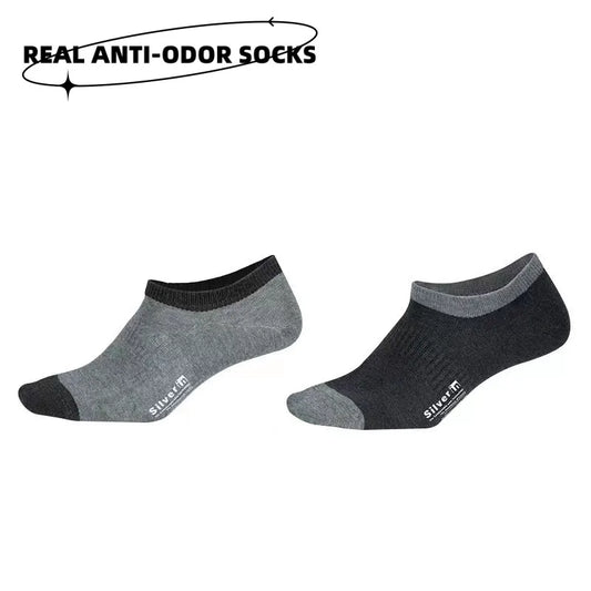 25% Silver Conductive Grounding Socks — Quarter Length (6-Pair Pack)