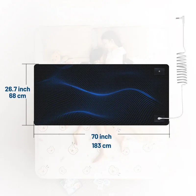 Premium Bedside Grounding Mat — Mattress/Under-Sheet