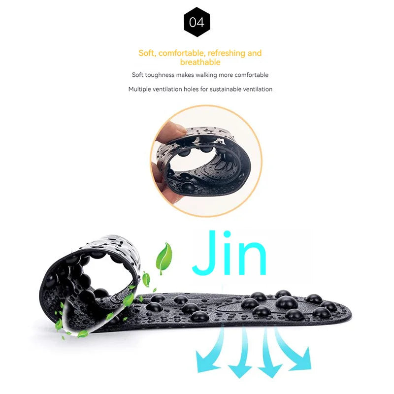 Magnetic Comfort Insoles — Walk-On Massage Inserts