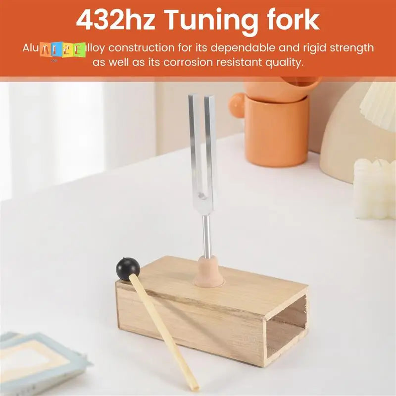 432 Hz Tuning Fork with Resonance Box — Sound Meditation & Teaching (A12E)