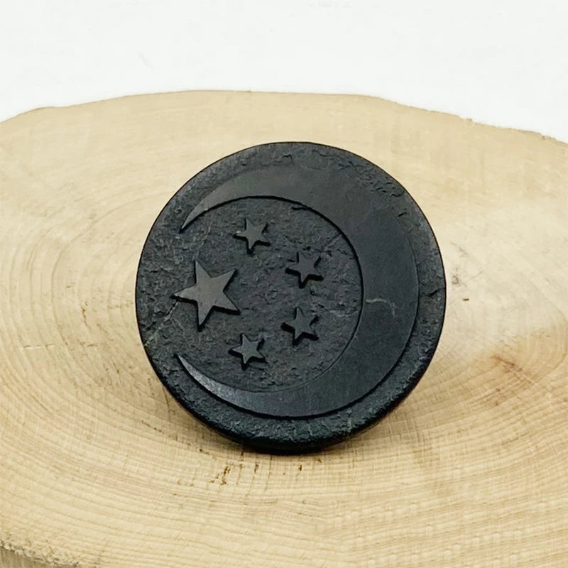 Shungite Anti-Radiation Phone Stickers – EMF Protection Plates from Russia