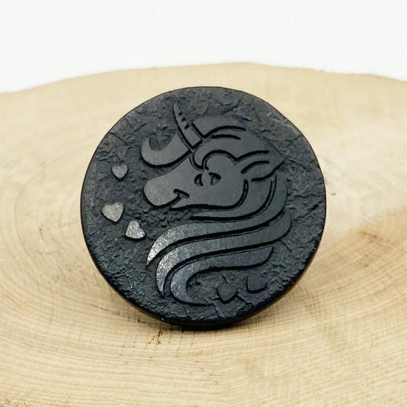 Shungite Anti-Radiation Phone Stickers – EMF Protection Plates from Russia