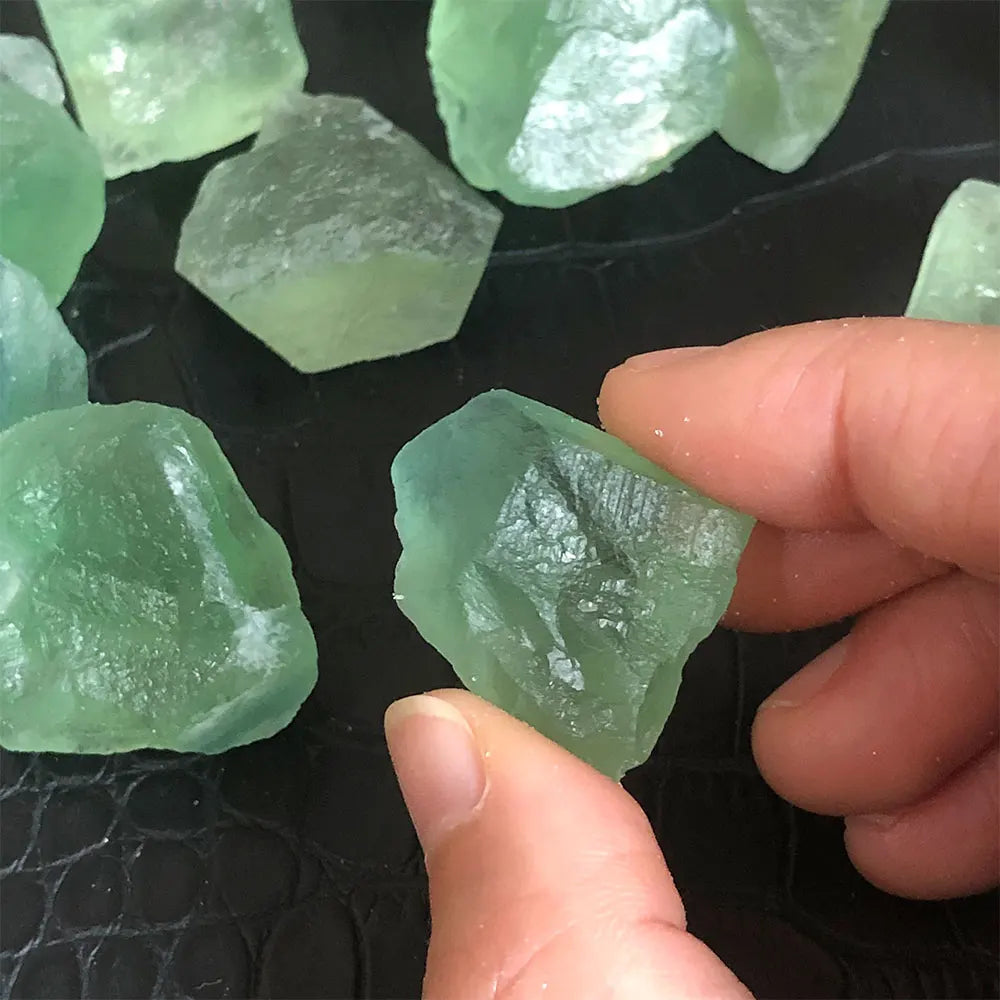 Raw Green Fluorite – Clarity, Focus & Positive Energy