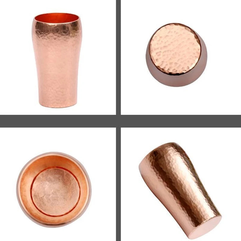 Handcrafted Hammered Copper Mug — 250 ml